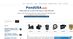 Desktop Screenshot of pondusa.com