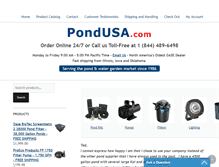 Tablet Screenshot of pondusa.com